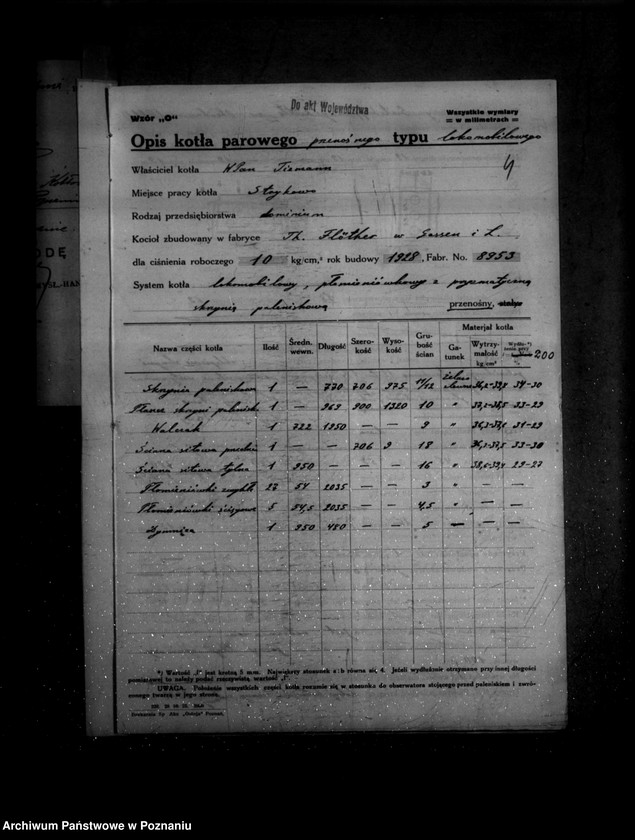 Obraz 8 z jednostki "Majętność Strykowo powiat poznański własność Tiemann nr woj. kotła 6195"