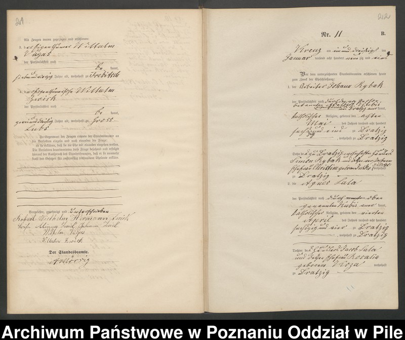 Obraz 14 z jednostki "Księga małżeństw"