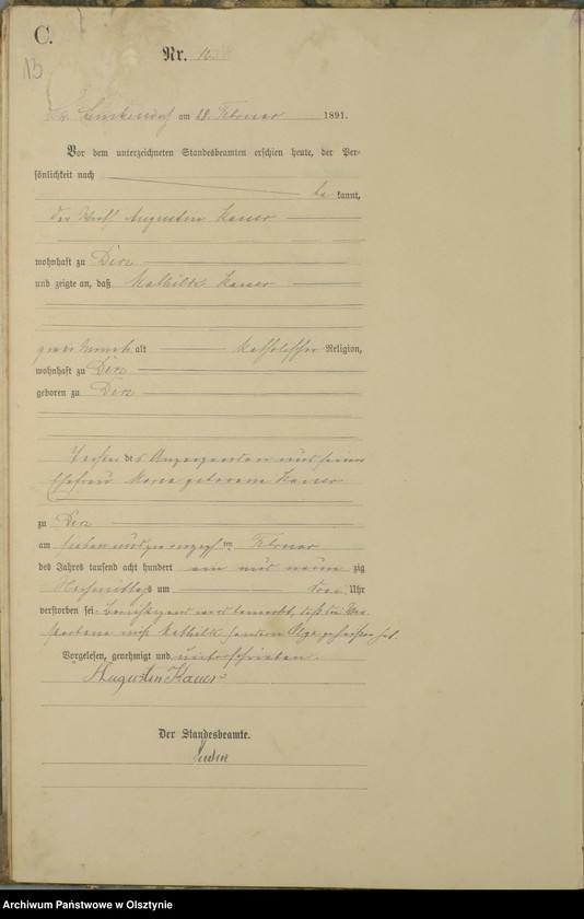 image.from.unit.number "Sterbe-Haupt-Register Nr 1 - 47"