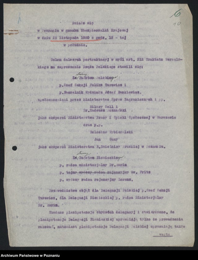Obraz 12 z jednostki "[Rokowania polsko-niemieckie w sprawach ubezpieczeń społecznych]"