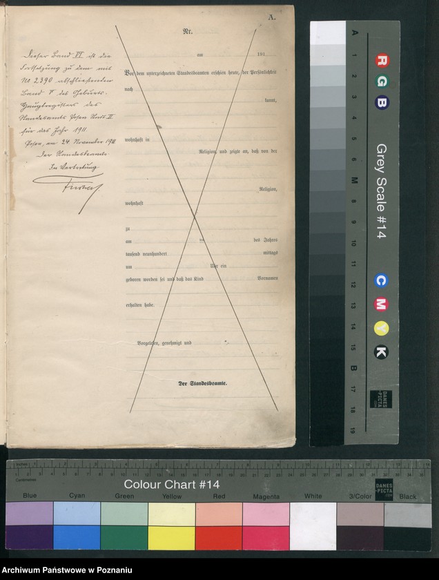 Obraz 3 z jednostki "Księga miejscowa urodzeń tom VI [Rejestr główny urodzeń]"