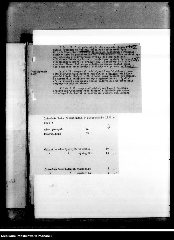 Obraz 4 z jednostki "Okólniki, zarządzenia, korespondencja dotycząca wyborów do Rady Miejskiej i wyborów kandydatów na radnych. Sprawy organizacyjne: wykazy personalne. Materiały dotyczące strajku akademickiego na wyższych uczelniach w Poznaniu"
