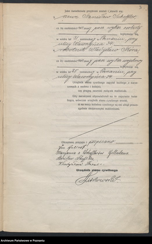 Obraz 5 z jednostki "Księga miejscowa małżeństw tom I [Rejestr główny małżeństw]"
