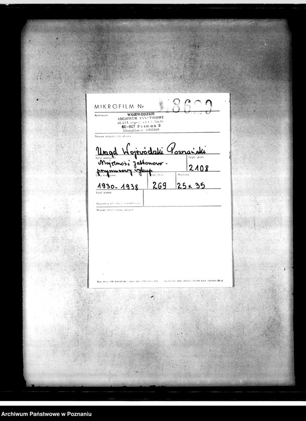 Obraz 2 z jednostki "Majętność Jabłonowo - przymusowy wykup"