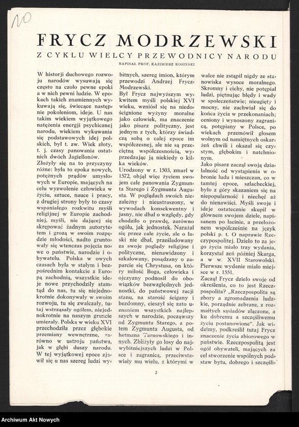 image.from.unit.number "Druki dotyczące zagadnień teatru, filmu i radia, m.in. edpomnirnis H. Modrzejewskiej, artykuł o T. Boy