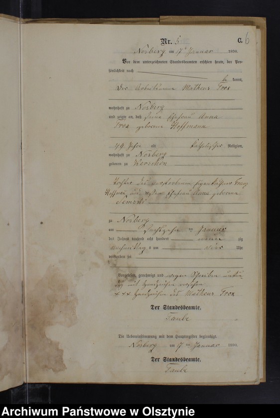 image.from.unit.number "Sterbe-Neben-Register Nr 1 - 44"