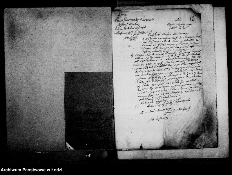 Obraz 14 z jednostki "Akta tyczące się dzierżawy dochodów konsumpcyjnych z początkiem 1860 r. oraz wszelkich w tym przedmiocie urządzeń"