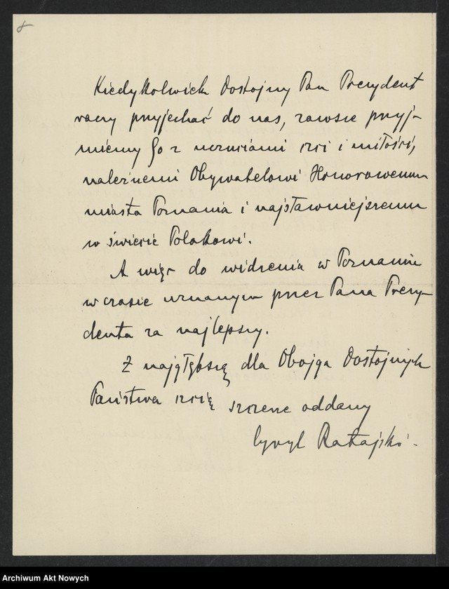 image.from.unit.number "Ratajski Cyryl; Załączniki: a) zaproszenie; b) odpis listu z dn. 5-6 V 1934 (maszynopis); L.21 (odpowiedzi - rękopisy); patrz t.1909,1937,1950"