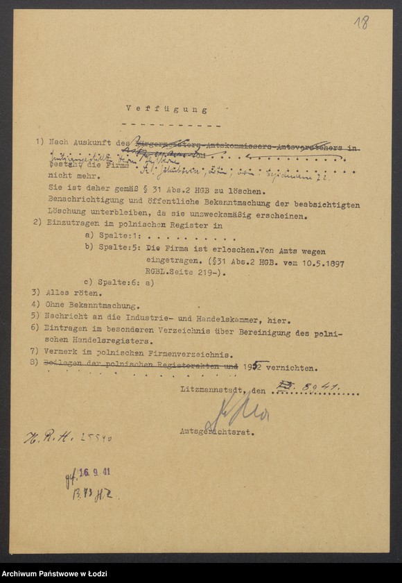 Obraz 20 z jednostki "Szlama Jakubowicz- sprzedaż odpadków i szmat"