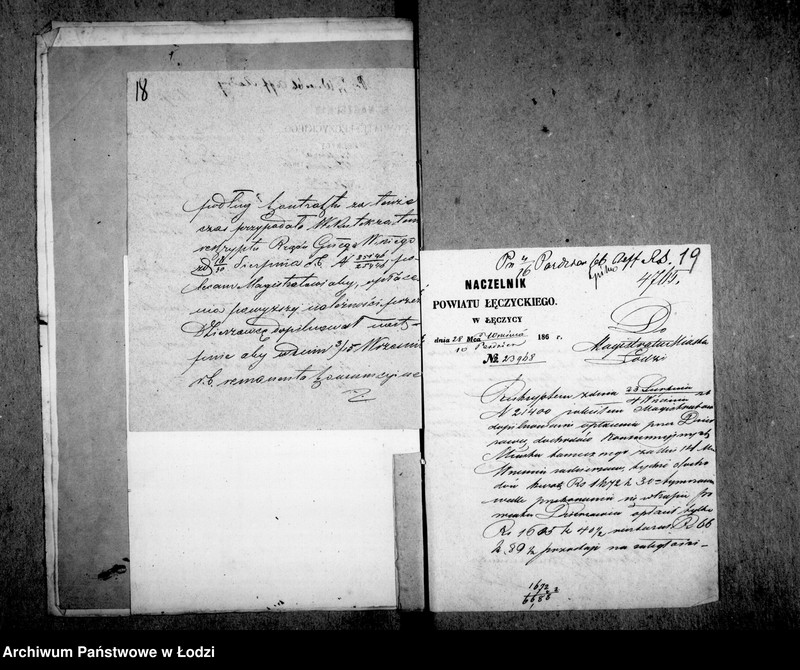 Obraz 18 z jednostki "Akta tyczące się podatku koszernego"