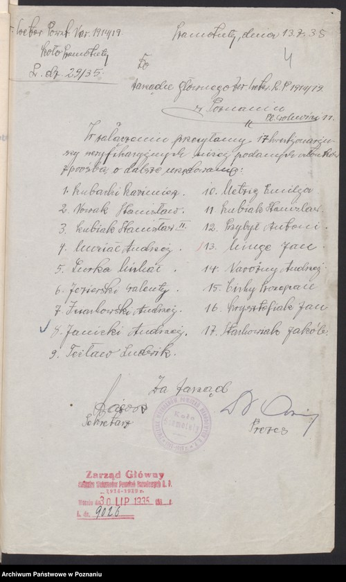 Obraz 7 z jednostki "Szamotuły - akta koła."