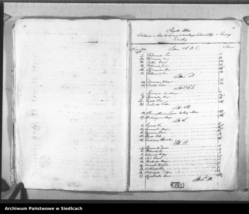 Obraz 14 z jednostki "Akta urodzin, małżeństw, zgonów"