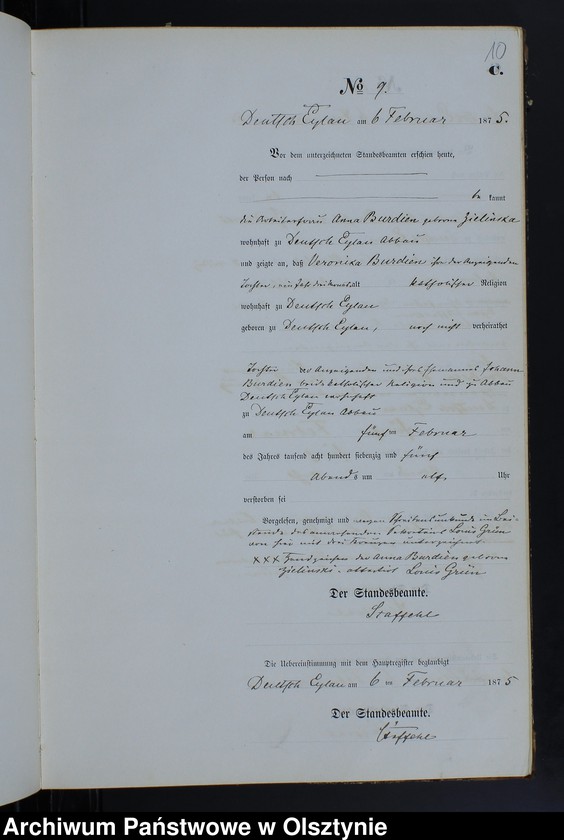 image.from.unit.number "Sterbe-Neben-Register Nr 1 - 126"