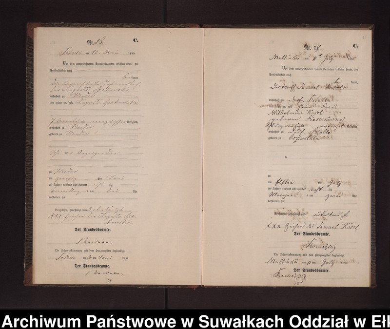 image.from.unit.number "Sterbe-Neben-Register des Preussischen Standes-Amtes Neuhoff Kreis Loetzen"