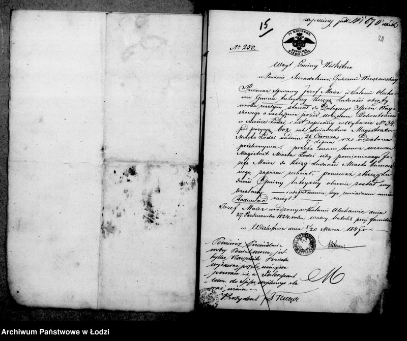 Obraz 20 z jednostki "Akta tyczące się przesiedleń"