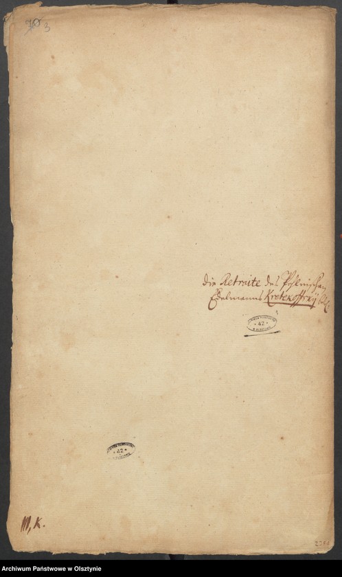 image.from.unit.number "Die Retraite des Polnischen Edelmanns Kretekoffsky"