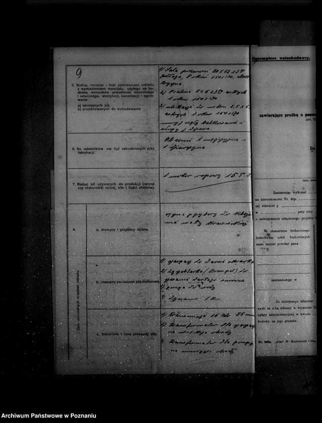 Obraz 15 z jednostki "Zatwierdzenie wytwórni waty K. Biały w Stęszewie powiat poznański"