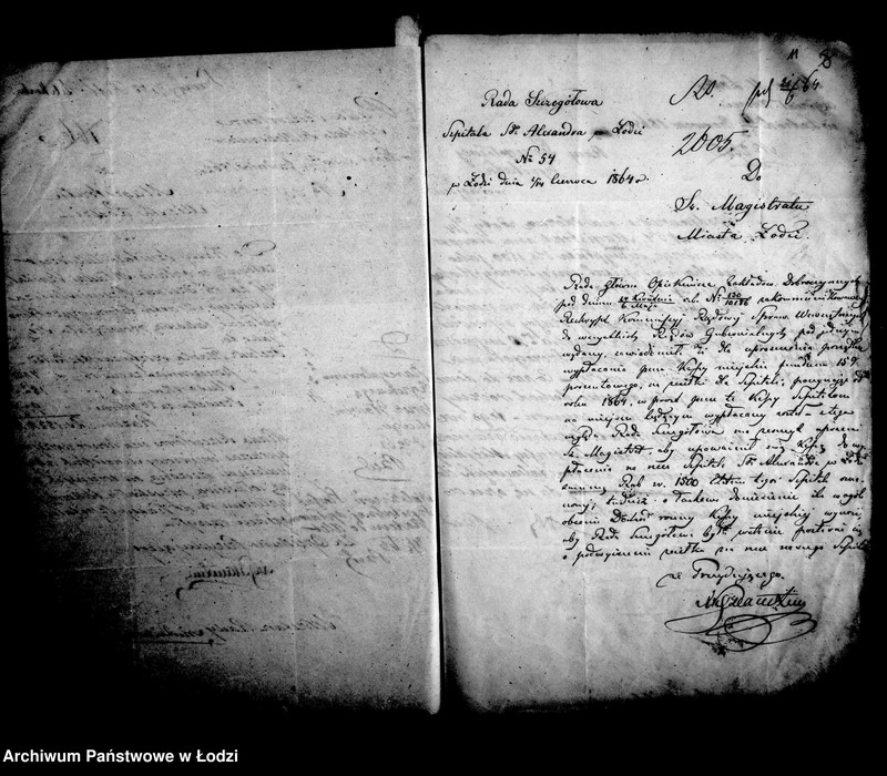 Obraz 12 z jednostki "Akta w przedmiocie szpitala"