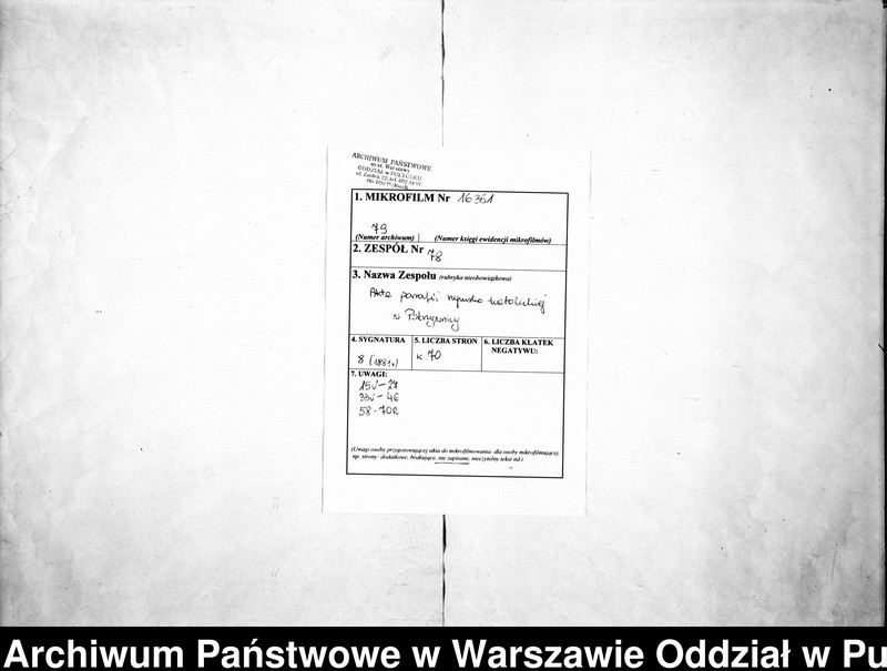 image.from.unit.number "Akta urodzeń, małżeństw i zgonów"