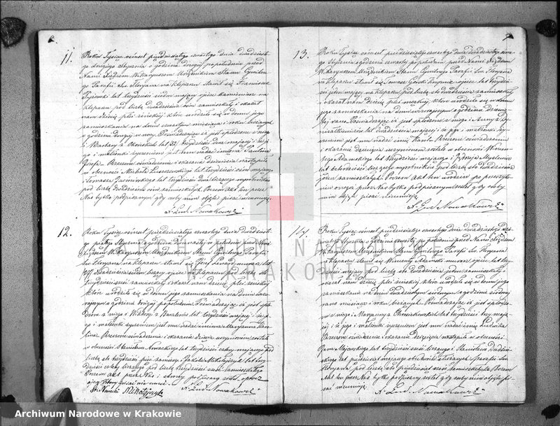 image.from.unit.number "AKTA URODZIN Parafii S go Floryana na Rok 1854"