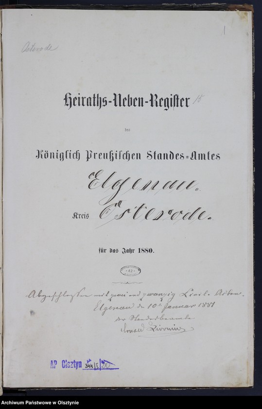 image.from.unit.number "Heiraths-Neben-Register Nr 1 - 22"