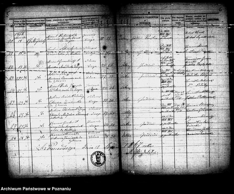 Obraz 4 z jednostki "Księga małżeństw"