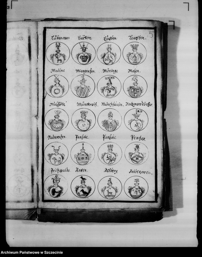 image.from.unit.number "Abbildungen von 178 adelichen grostentheils Pommern-Wappen der pommerschen adlichen Familien"