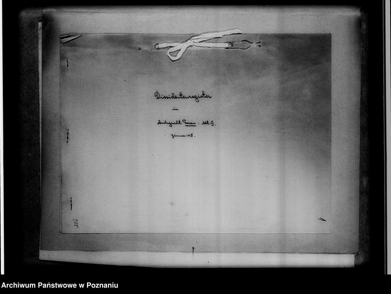 Obraz 5 z jednostki "Dissidentenregister im Amtsgericht Posen [Poznań]: Abt. VII"