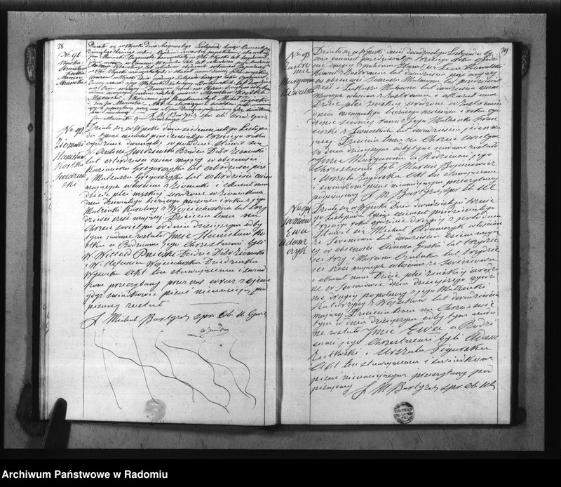 image.from.unit.number "Duplikat akt Religijno - Cywilnych Urodzonych, Zaszlubionych i Zmarłych Kościoła Parafij Wysoka za rok 1853 spisanych"