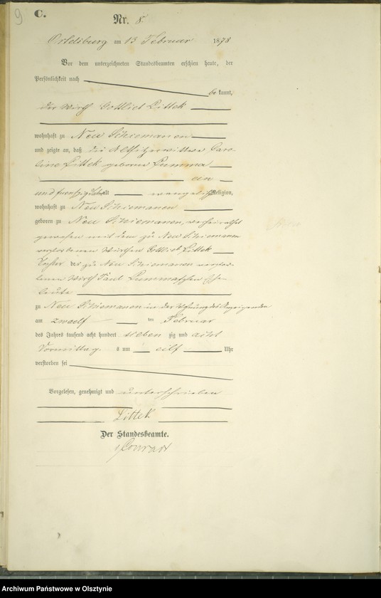 image.from.unit.number "Sterbe-Haupt-Register Nr 1 - 77"