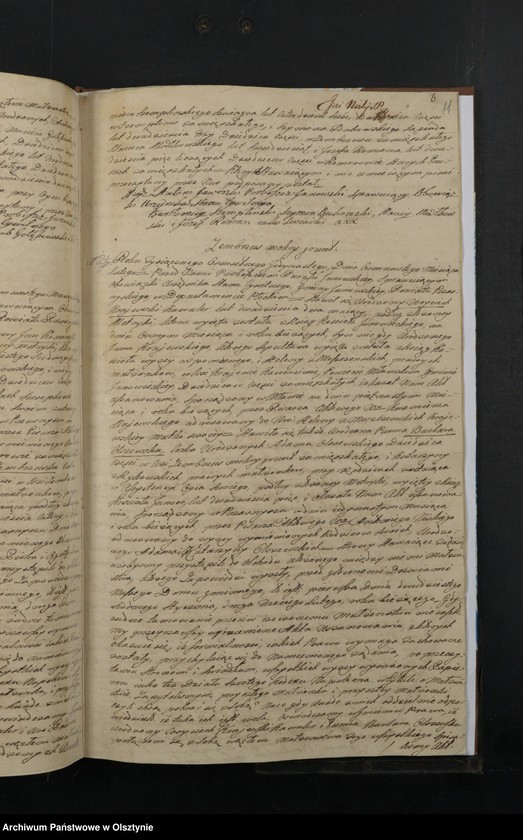 image.from.unit.number "Akta Małzenstw Gminy Janowskiey w Departamencie Płockim Powiecie Przasnyskim Spisane 1810/11"
