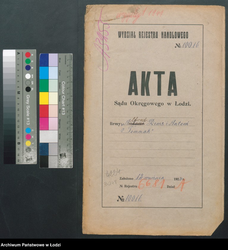 Obraz 2 z jednostki "Alfred Dems i Antoni Tomczak- handel wszelkimi towarami"