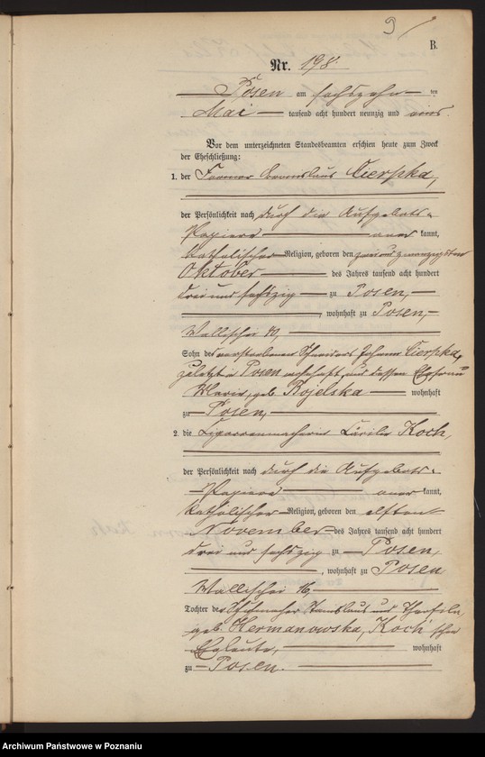 Obraz 12 z jednostki "Księga małżeństw t. II"