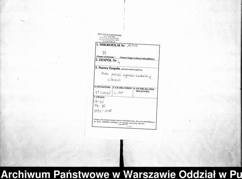 image.from.unit.number "Akta urodzeń, małżeństw i zgonów"