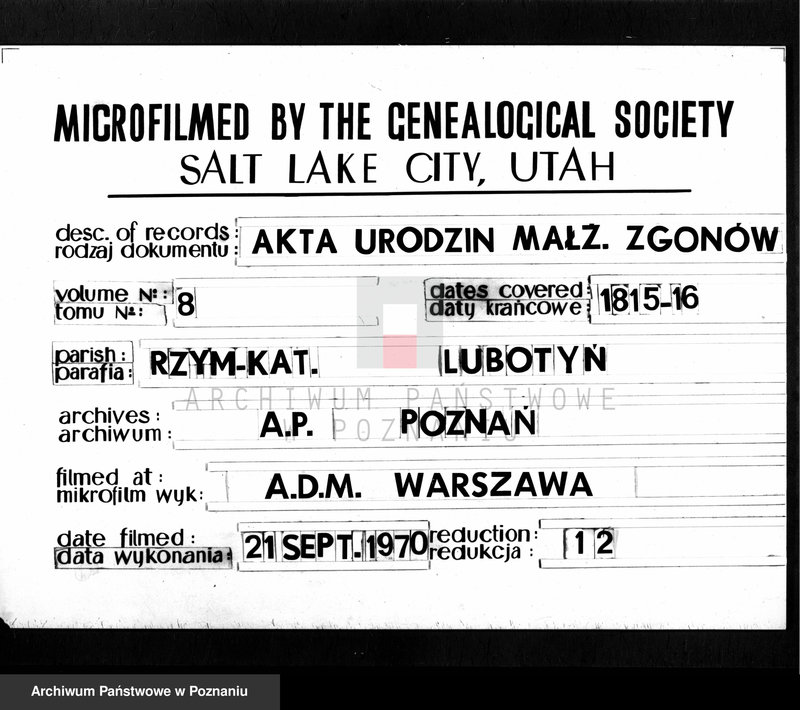 image.from.unit.number "Akta cywilne urodzonych, ślubów i zejścia"