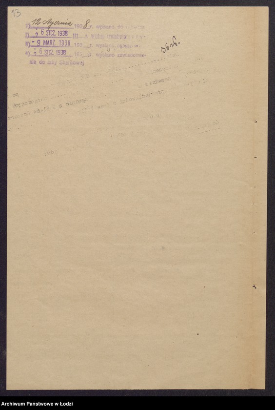 Obraz 15 z jednostki "Henryk Świrski, Szymon Windman, Icek Blas- kupno i sprzedaż przędzy"