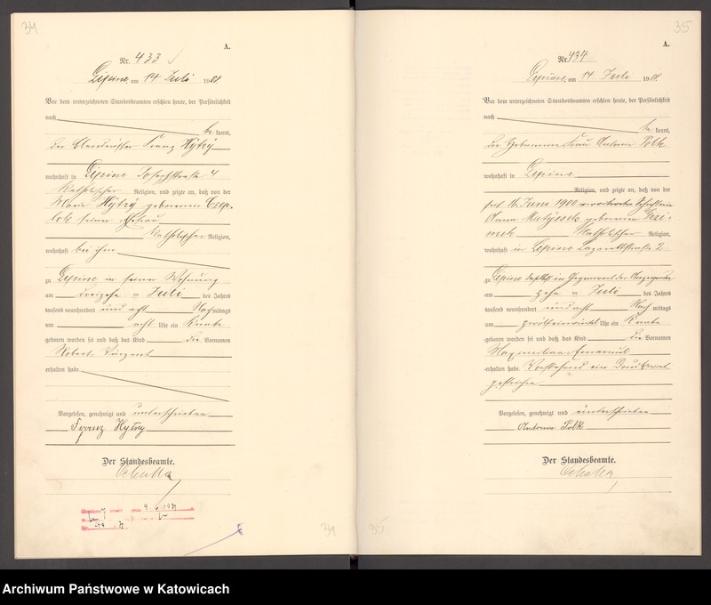 image.from.unit.number "ksiega urodzeń T. II nr 400-827"