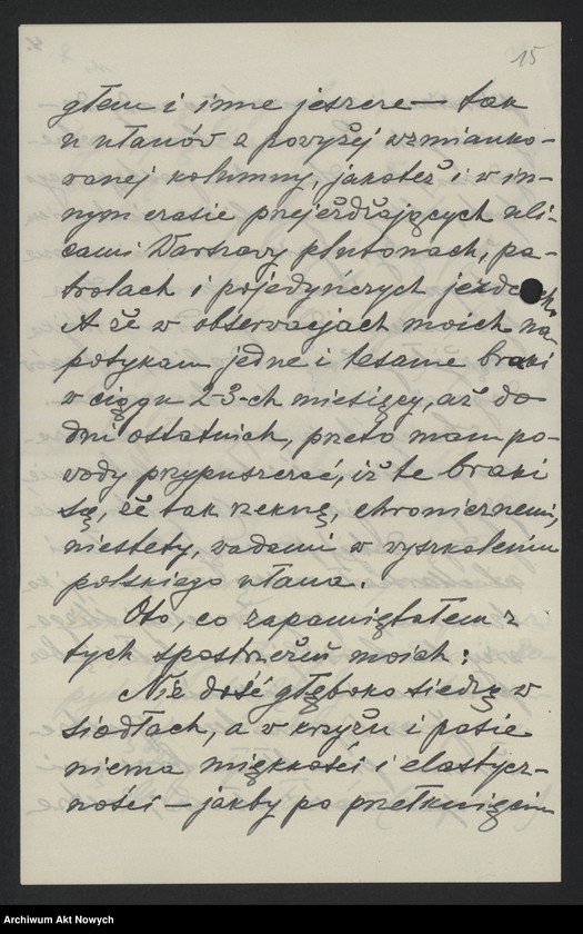 image.from.unit.number "Skargi na nadużycia gospodarcze, nędzę, paskarstwo, uwagi o zachowaniu się żołnierzy na ulicy. Korespondencja, wycinek prasowy"