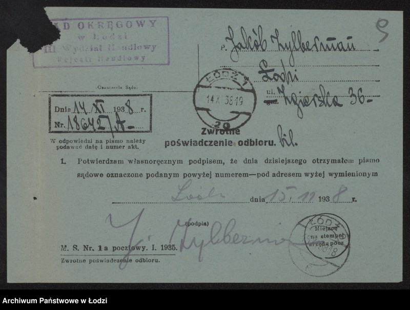 Obraz 11 z jednostki "Jakób Zylberman- piwiarnia"