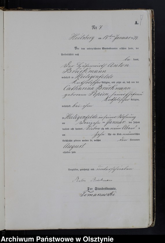 image.from.unit.number "Geburts-Haupt-Register Nr 1 - 142"