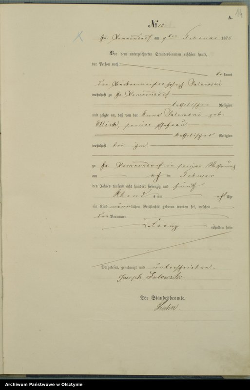 image.from.unit.number "Haupt-Geburts-Register Nr 1 - 119"