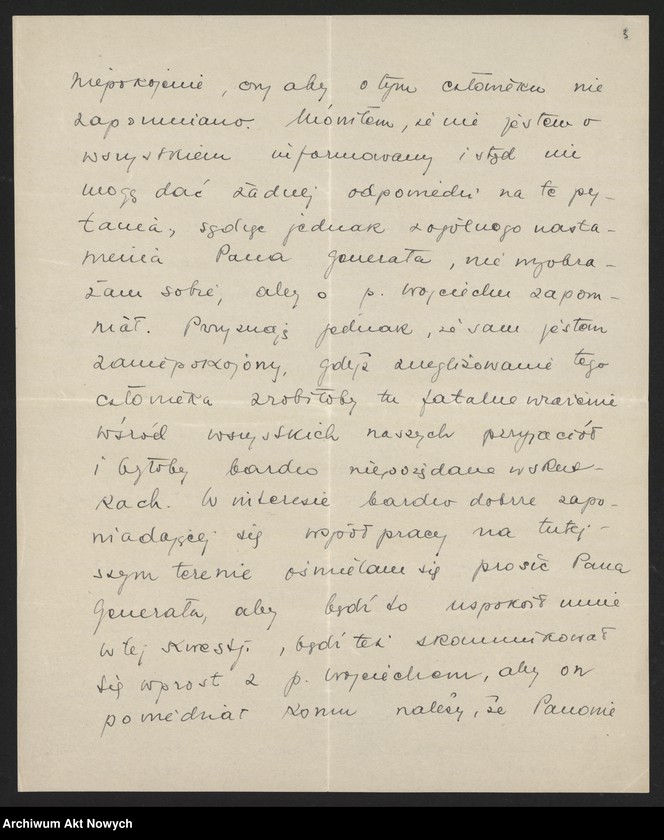 image.from.unit.number "Borkowski Tadeusz.  Prośba o określenie stosunku Władysława Sikorskiego do Wojciecha Korfantego."