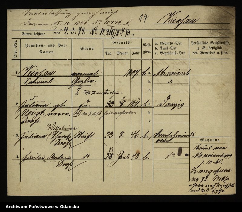 image.from.unit.number "Karty meldunkowe: Kiepnewski - Kilsch"