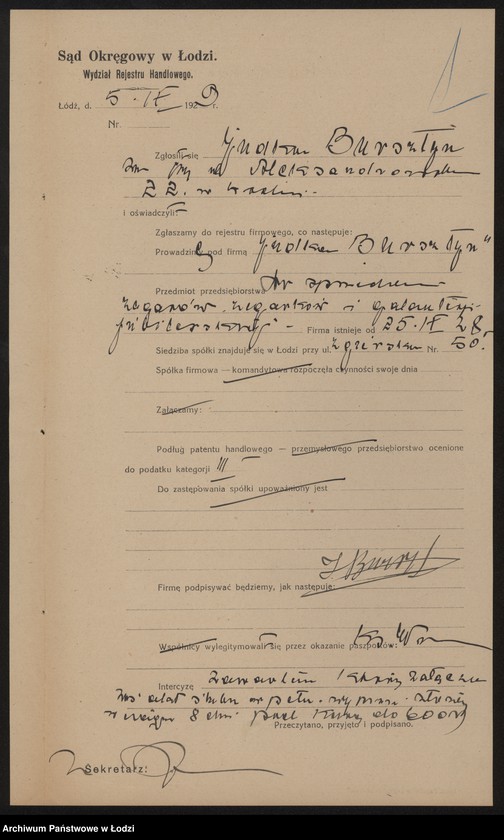 Obraz 3 z jednostki "Judka Bursztyn – drobna sprzedaż zegarów, zegarków, i galanterii jubilerskiej"