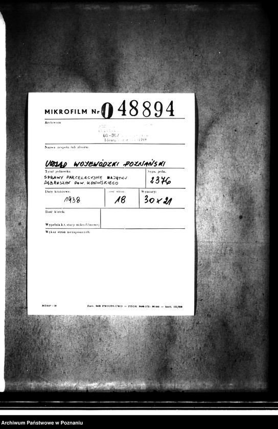 image.from.unit.number "/Sprawy parcelacyjne majątku Dąbroszyn powiatu konińskiego"