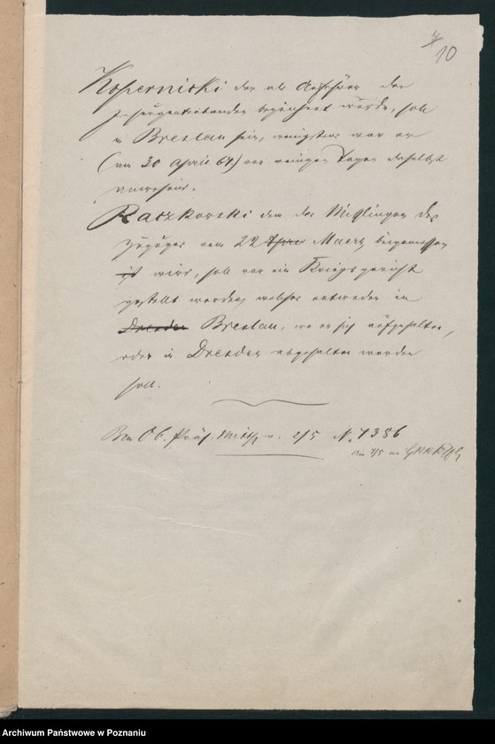 Obraz 13 z jednostki "Signalements pp. /imienne spisy powstańców 1863/4 dla landrata von Madaia/."