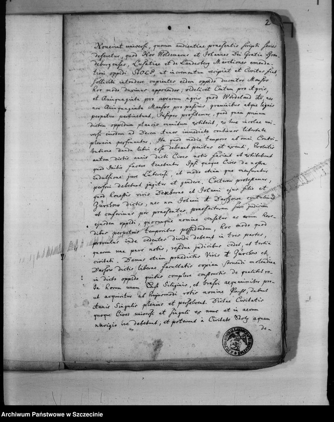 Obraz 6 z jednostki "Privilegia et Statuta der Stadt Stolpe (1310-1720)"