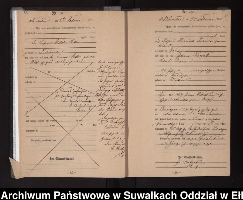 image.from.unit.number "Sterbe-Haupt-Register des Königlichen Preussischen Standes-Amtes Nikolaiken Kreis Sensburg"