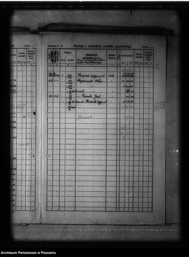 image.from.unit.number "/Majętność Czerniejewo własność Hr. Skórzewski kopie map katastralnych, wyciągi katastralne itp. powiatu gnieźnieńskiego"