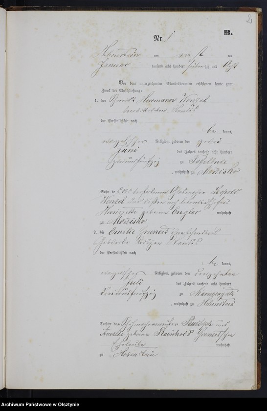 image.from.unit.number "Heiraths-Neben-Register Nr 1 - 16"